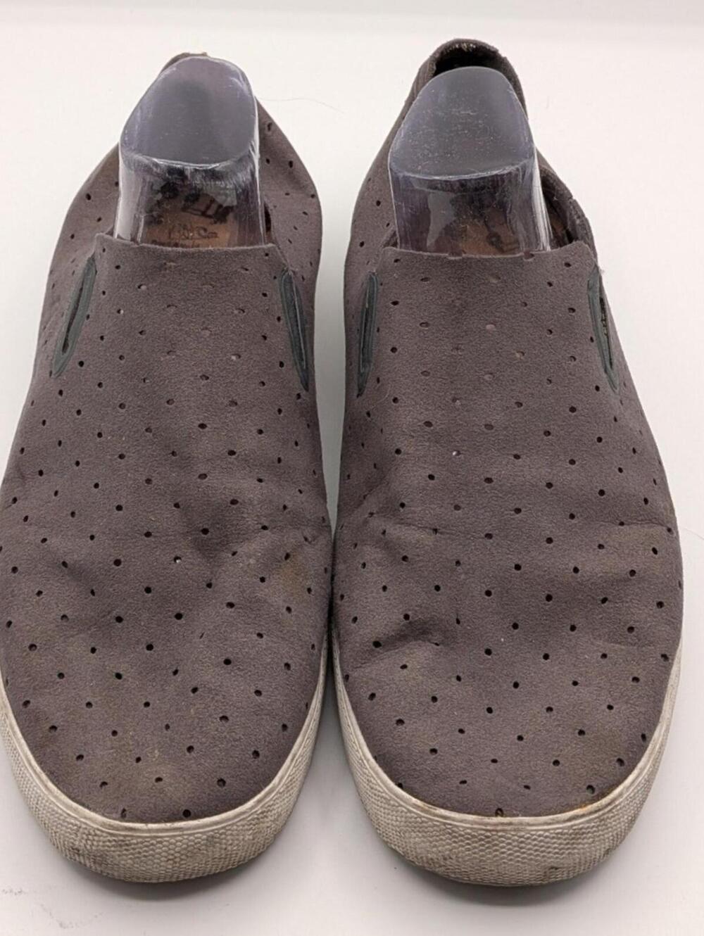 Freewaters US 10 EU 43 $90 Slip On Perforated Gray Travel Casual Sneakers Shoes